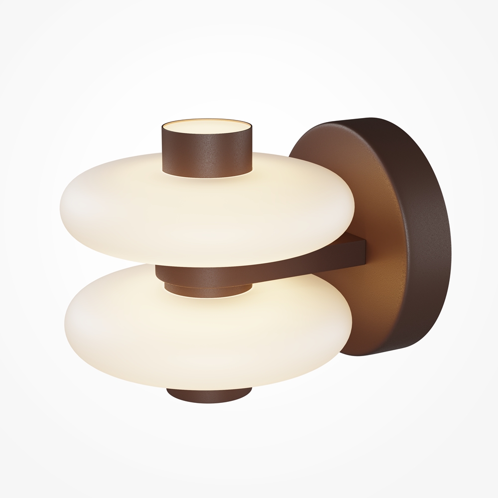 Applique Nuvem — Double Disque Opalin