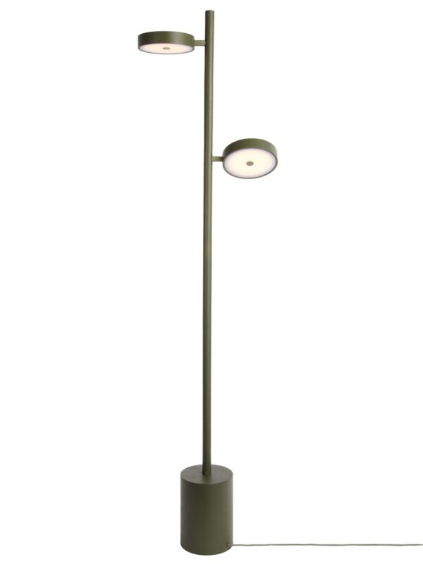 Lampe en bois : lampes à poser, lampadaires et luminaires Lampadaire Okinawa double tête par Good & Mojo