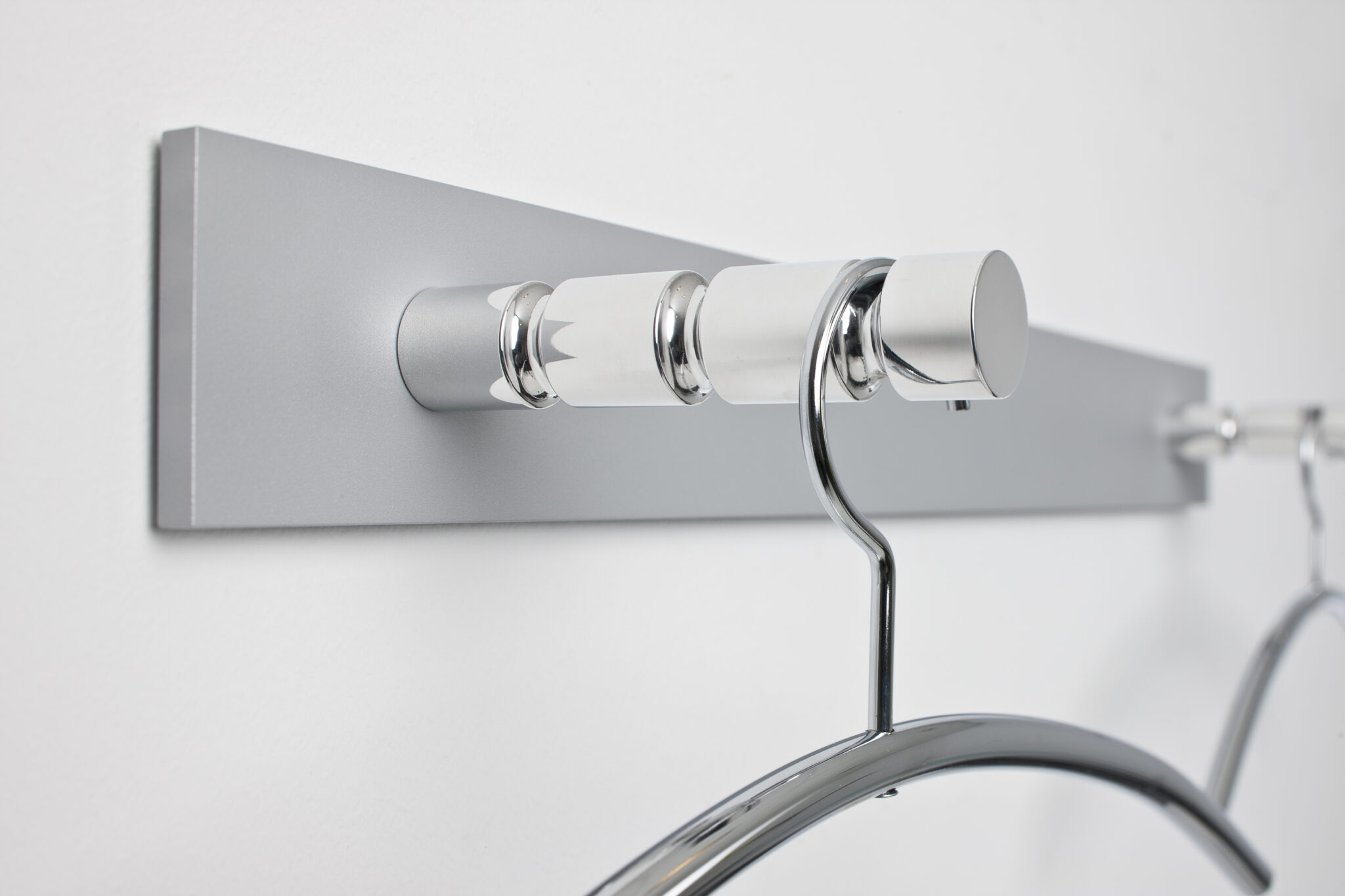 Patère double aluminium Hangon Cascando détail crochets