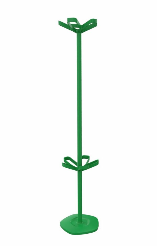 porte manteau avec porte parapluie Flower Plus Cascando fond blanc vert