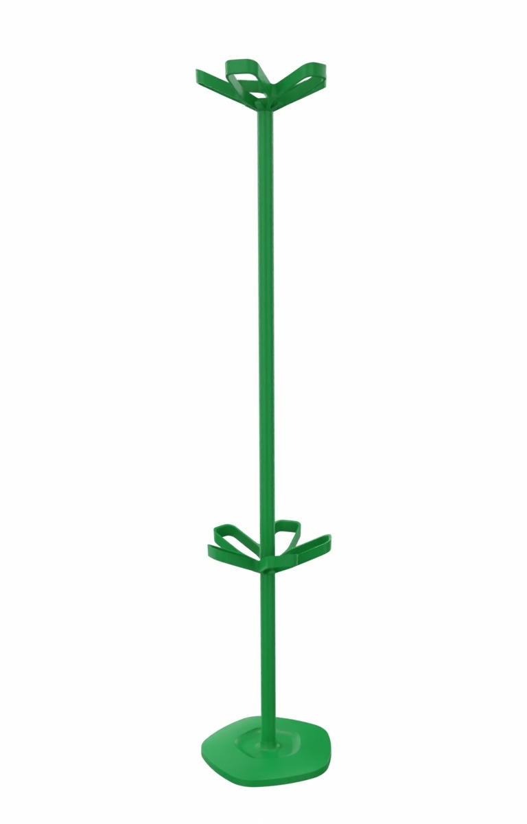 porte manteau avec porte parapluie Flower Plus Cascando fond blanc vert