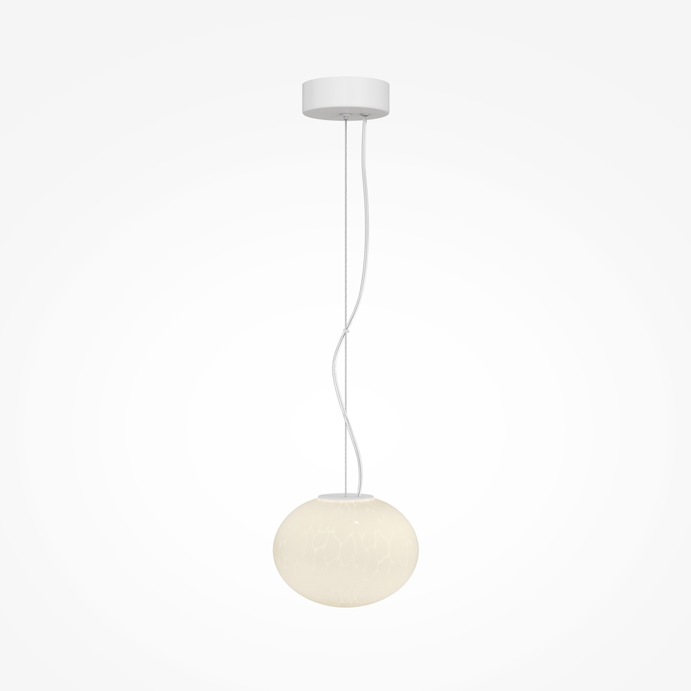 Suspension Boule Opaline Spume Ø 20 cm