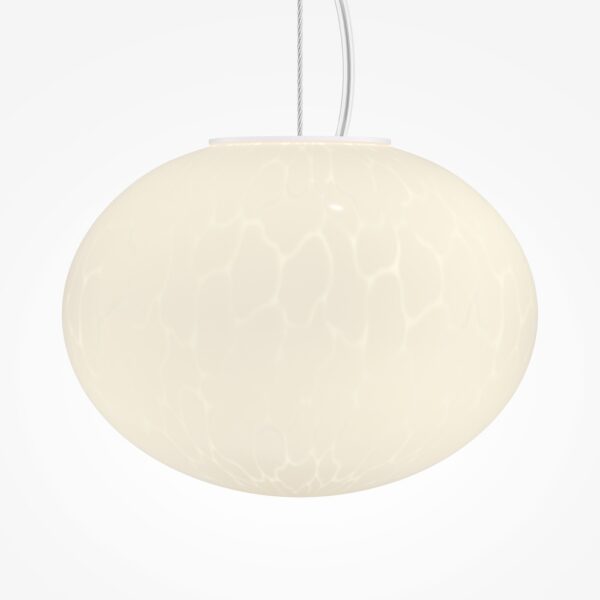 Suspension Boule Opaline Spume Ø 20 cm - vue 2
