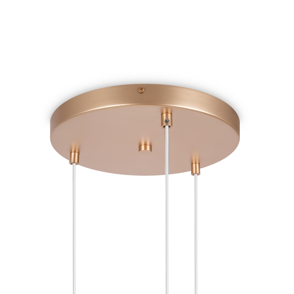 Suspension Basic Form — Trio de Globes suspension basic form 3 tetes or