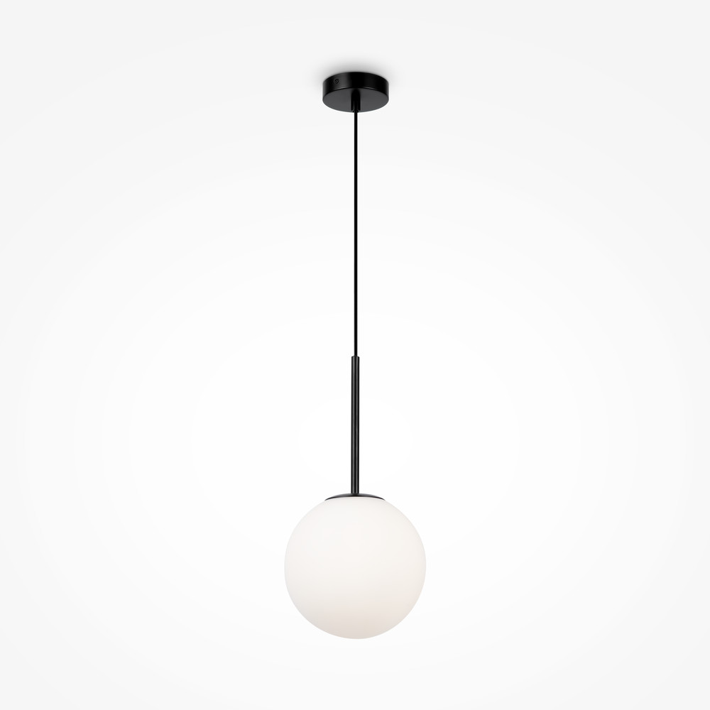 Suspension Basic Form — Globe Verre Soufflé Doré suspension basic form noir 200mm