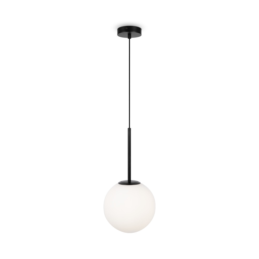 Suspension Basic Form — Globe Verre Soufflé Doré suspension basic form noir 200mm