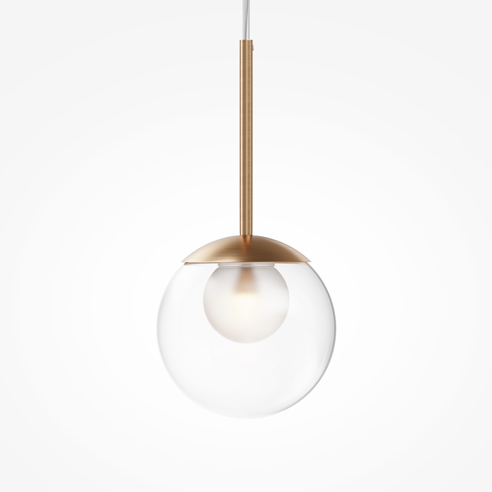 Suspension Basic Form — Globe Verre Soufflé Doré suspension globe verre soufflé doré