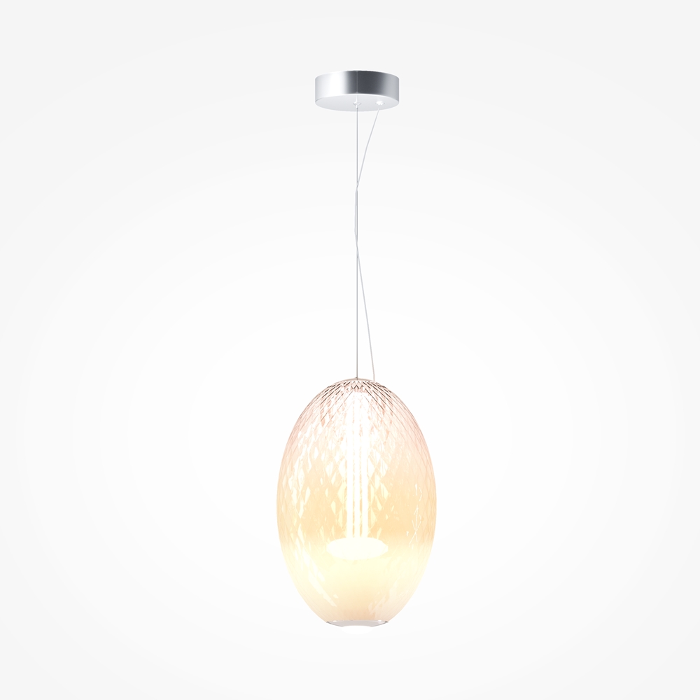 Suspension Bruma — Cylindre Verre Chromé suspension cylindre verre chromé