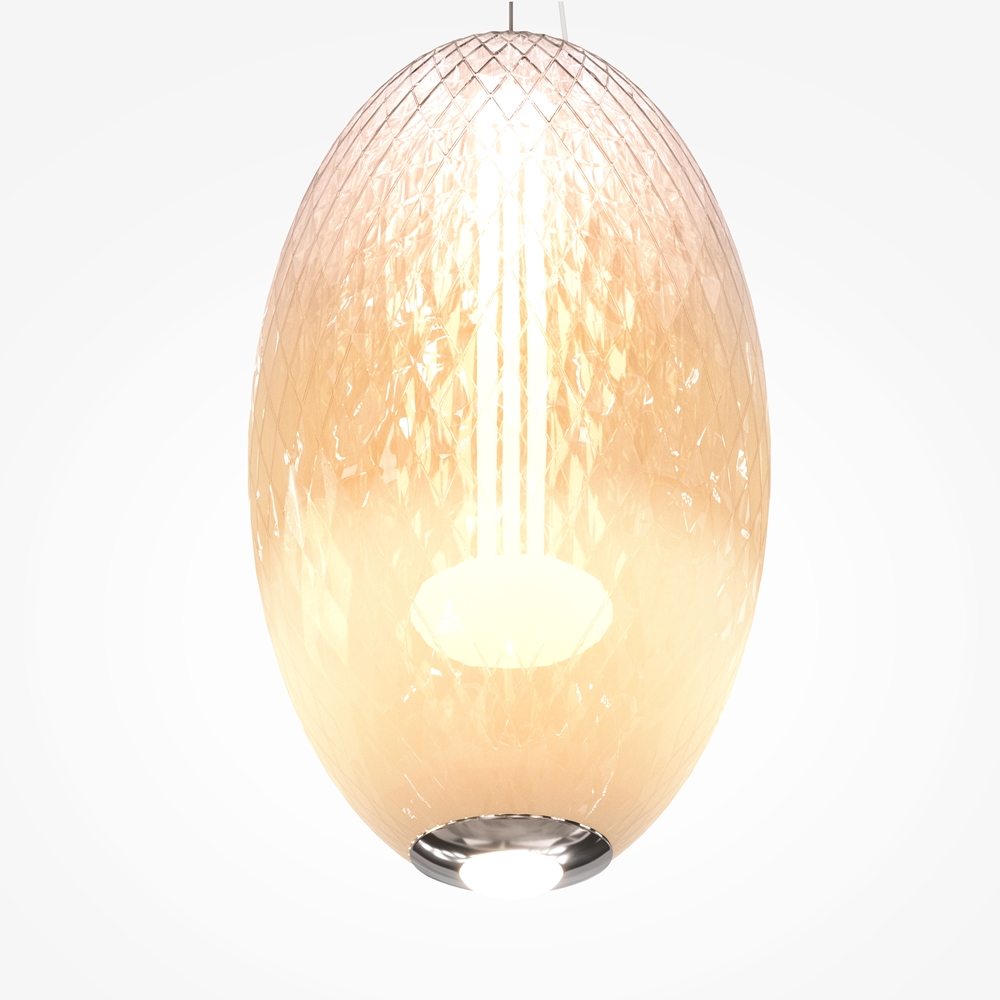 Suspension Bruma — Cylindre Verre Chromé suspension cylindre verre chromé