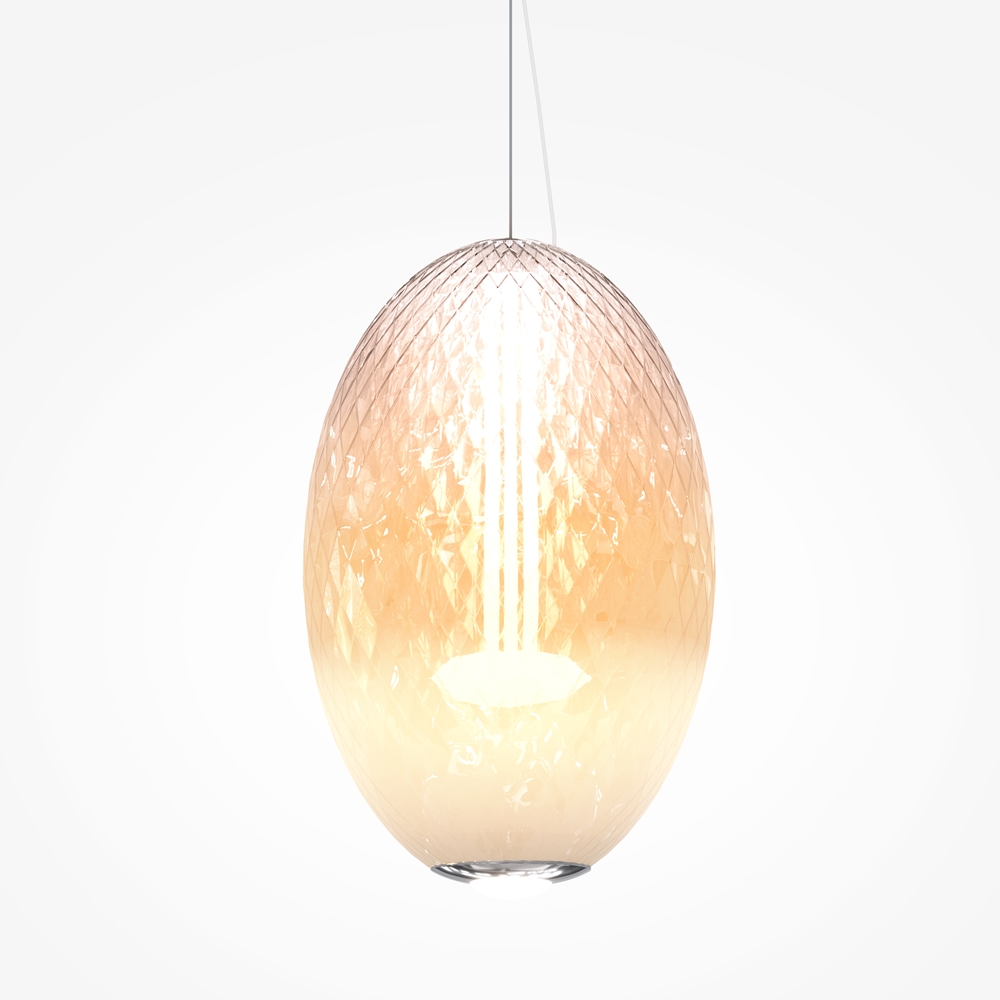 Suspension Bruma — Cylindre Verre Chromé suspension cylindre verre chromé