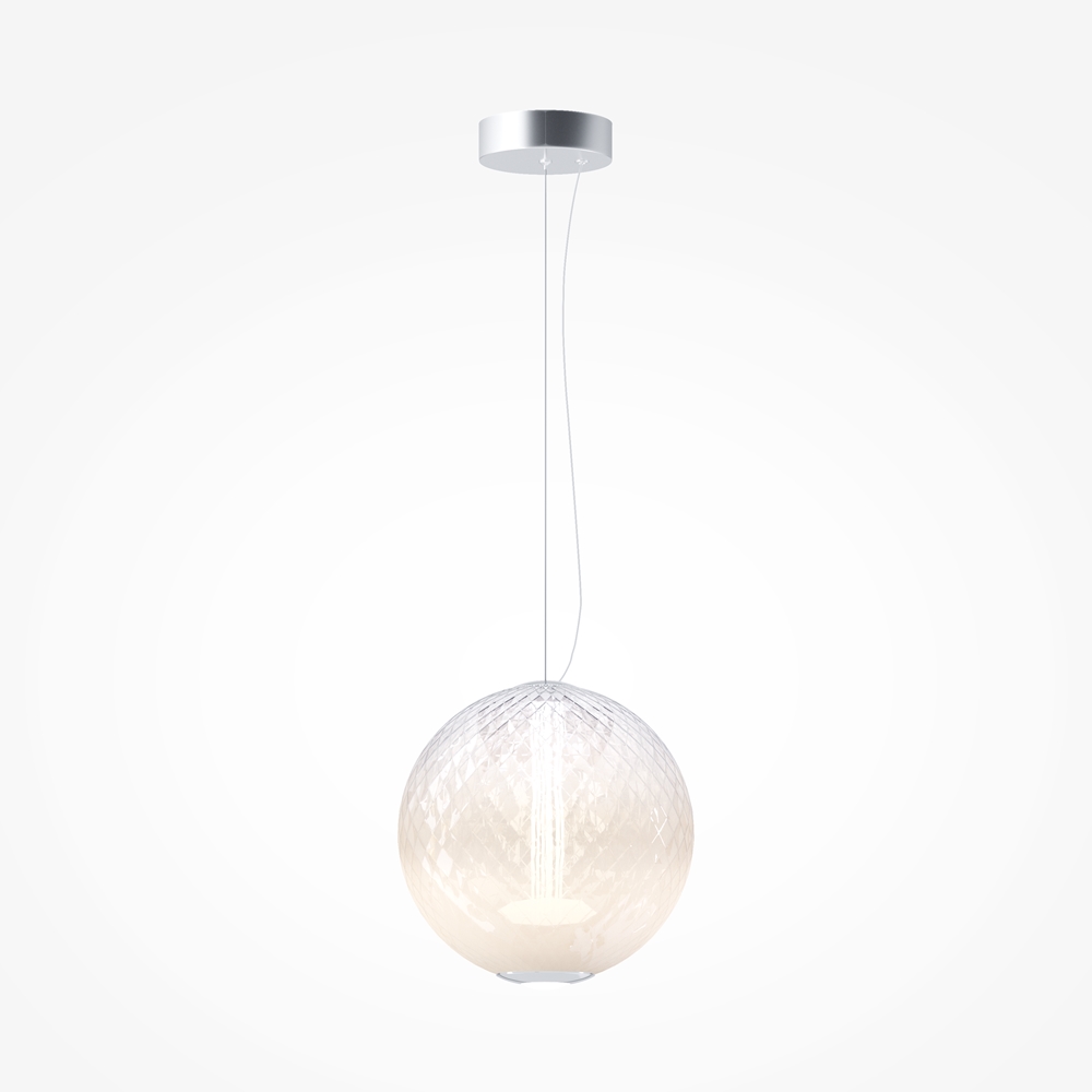 Suspension Bruma — Cylindre Verre Chromé suspension cylindre verre chromé