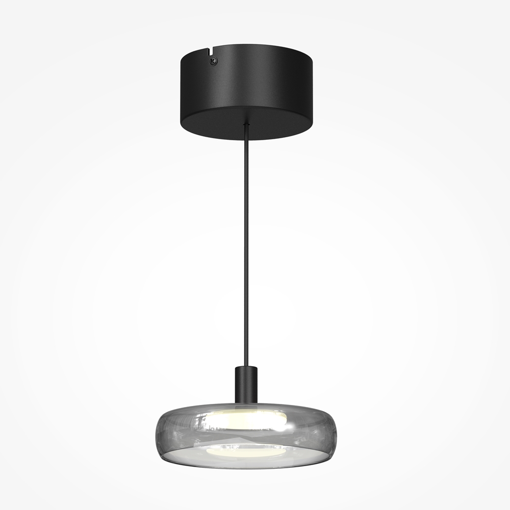 suspension float disque verre fume