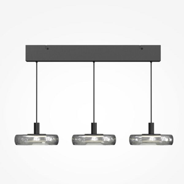 suspension float triple disques verre fume