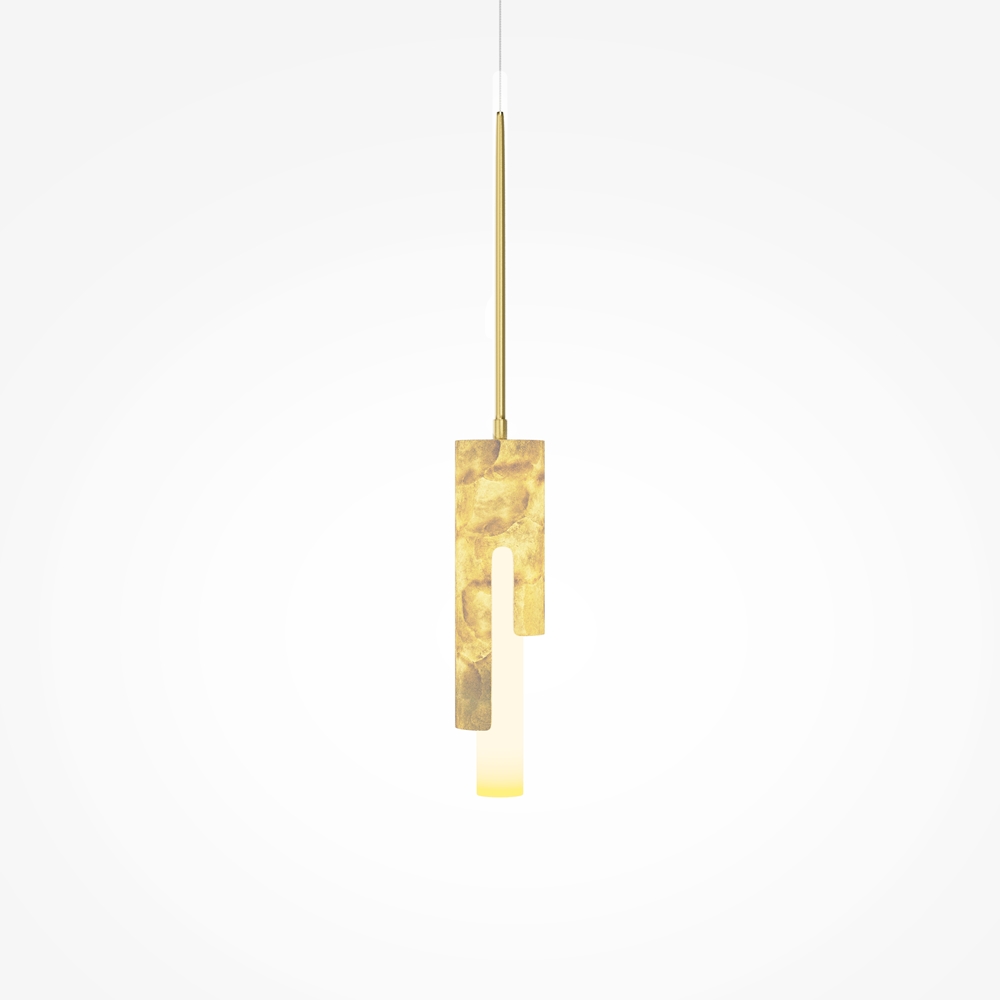 Suspension Maris — Effet Nacre, Or suspension maris effet nacre or