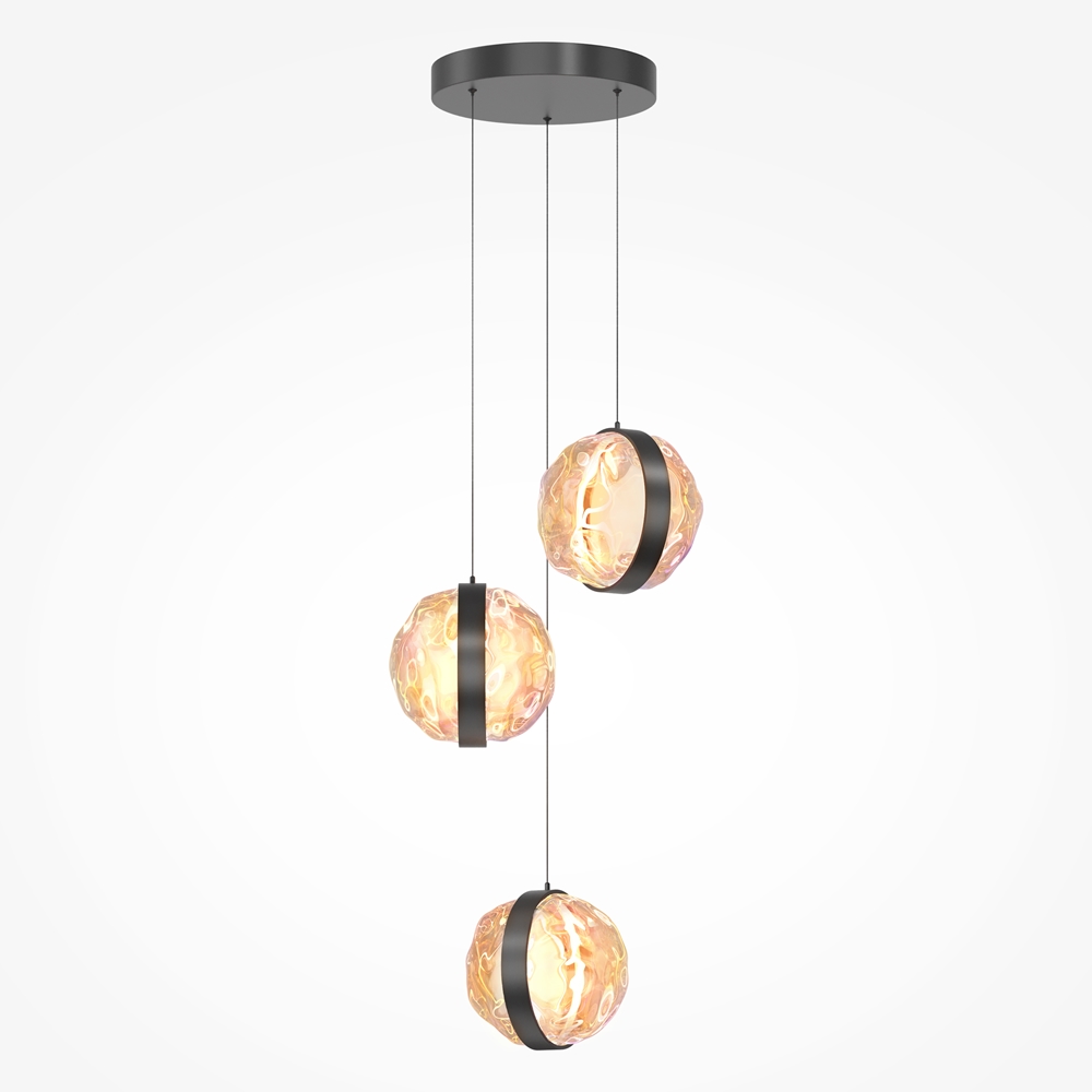 Suspension Misterio — Globe Fumé suspension globe fumé
