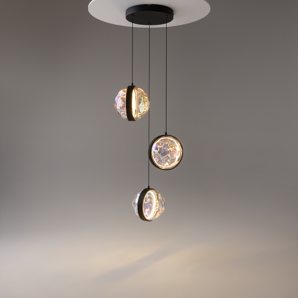 Suspension Misterio — Globe Fumé suspension globe fumé