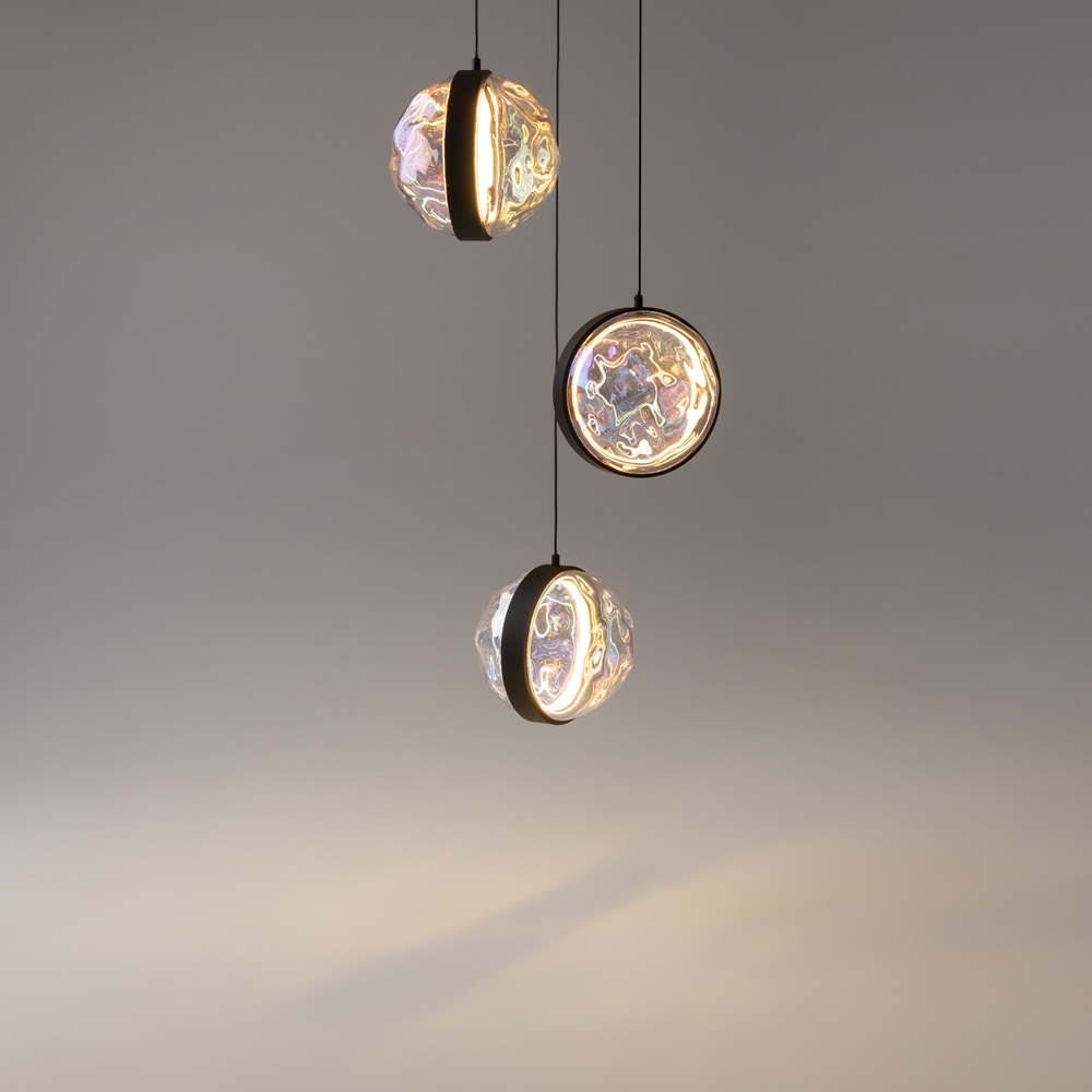 Suspension Misterio — Globe Fumé suspension globe fumé