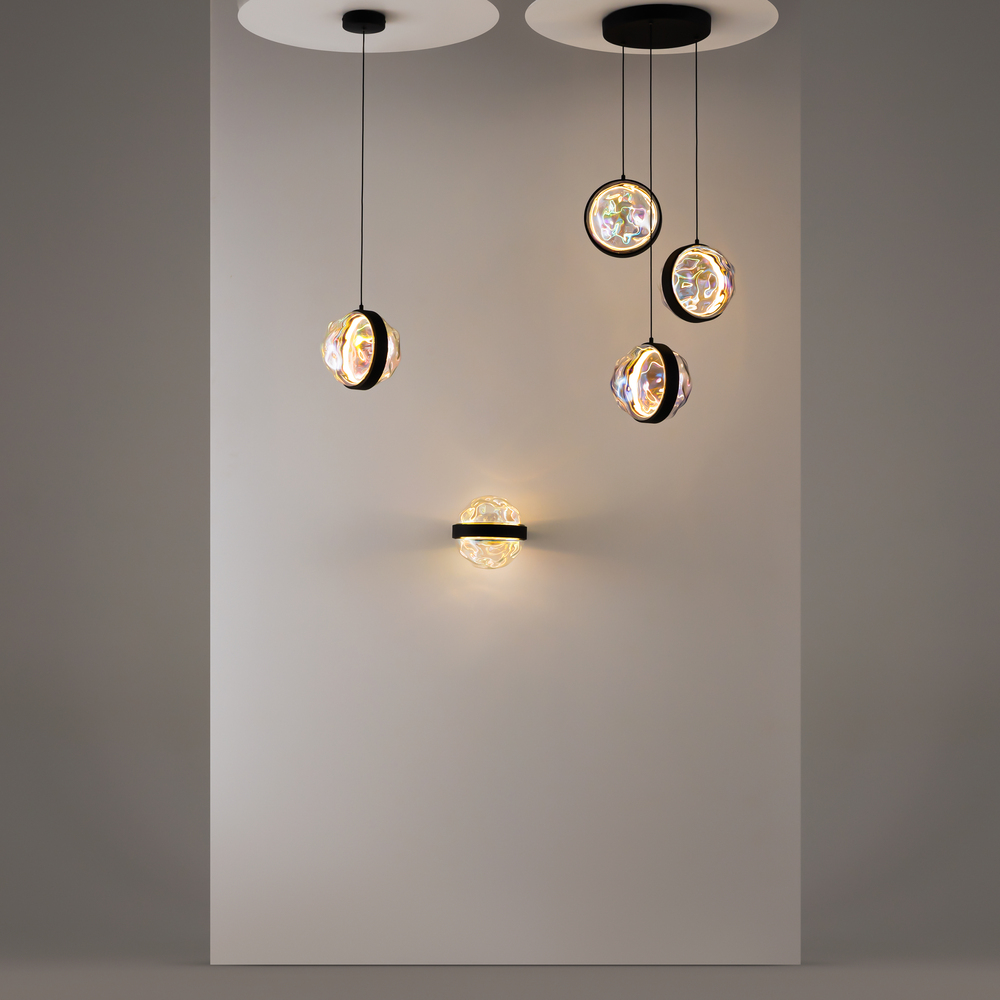 Suspension Misterio — Globe Fumé suspension globe fumé