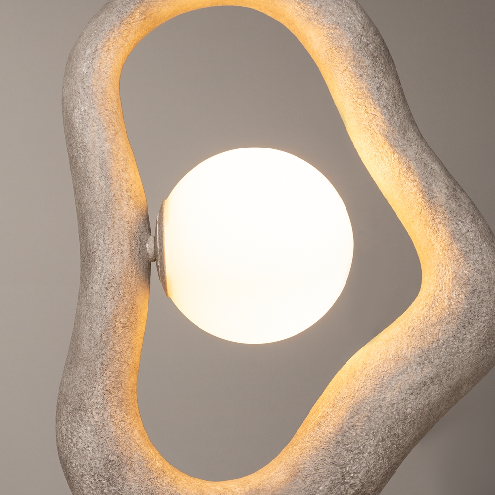 Suspension Opus — Galet Effet Béton suspension opus galet effet beton gris