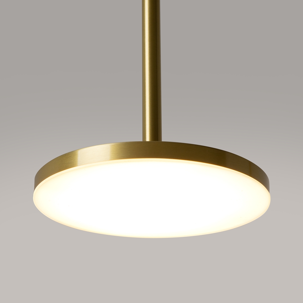 Suspension Plato — Disque Plat LED suspension plato disque plat led or