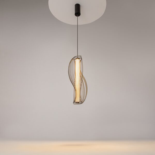 suspension cylindre acrylique