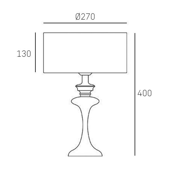 Lampe à Poser Abu Dhabi — Colonne Laiton Brillant par Cosmolight Lampe à Poser Abu Dhabi — Colonne Laiton Brillant en situation