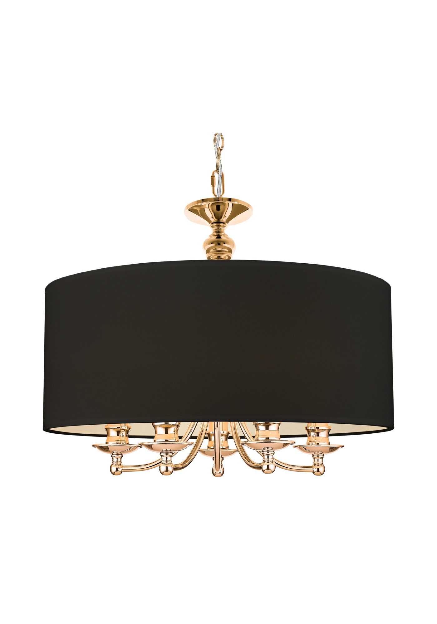 Lustre Abu Dhabi — Candélabre 5 Bras Doré