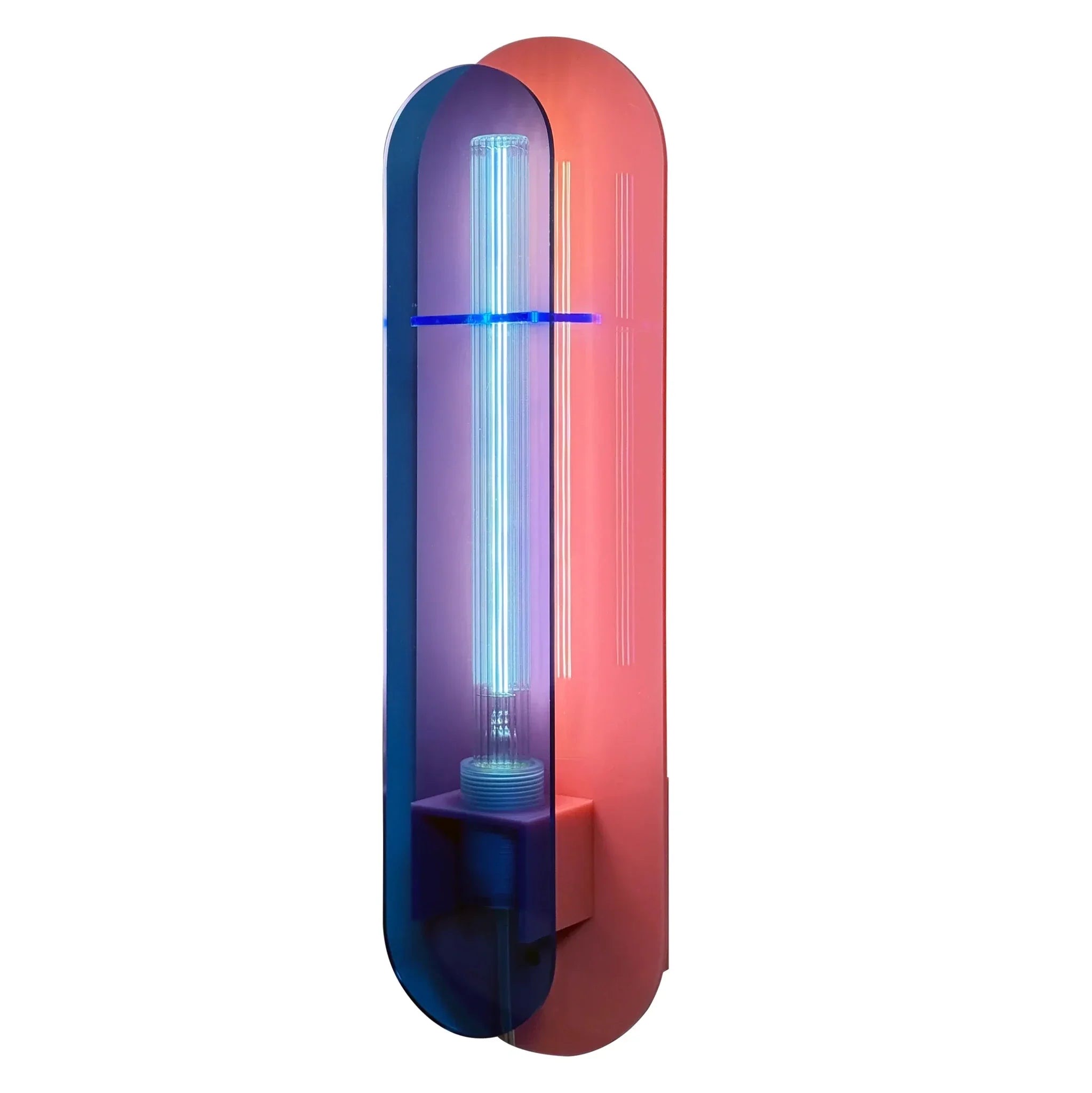 applique murale colorée Andy Elements Lighting bleu et rose