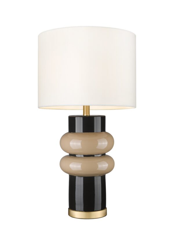 Luminaire tissu : suspensions, lampes et abat-jour en tissu lampe à poser ascot cosmolight