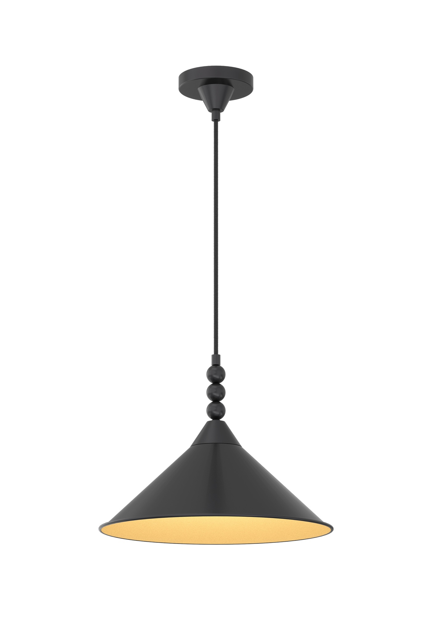 Suspension Ashford — Abat-Jour Conique