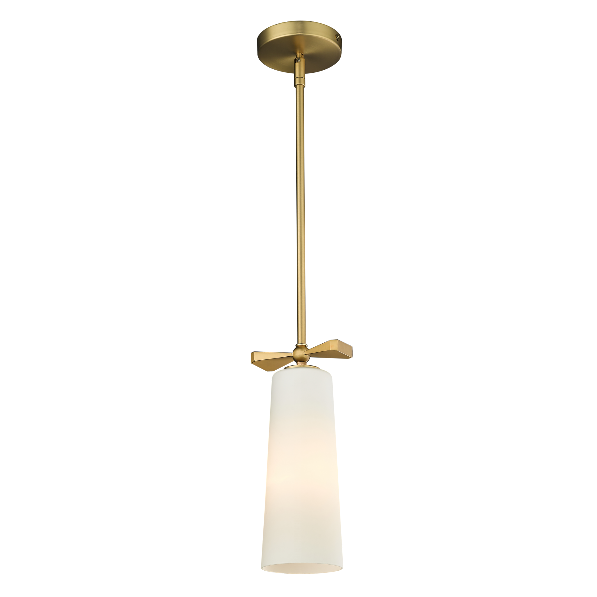 Suspension Bow — Nœud Papillon et Verre Dépoli en situation