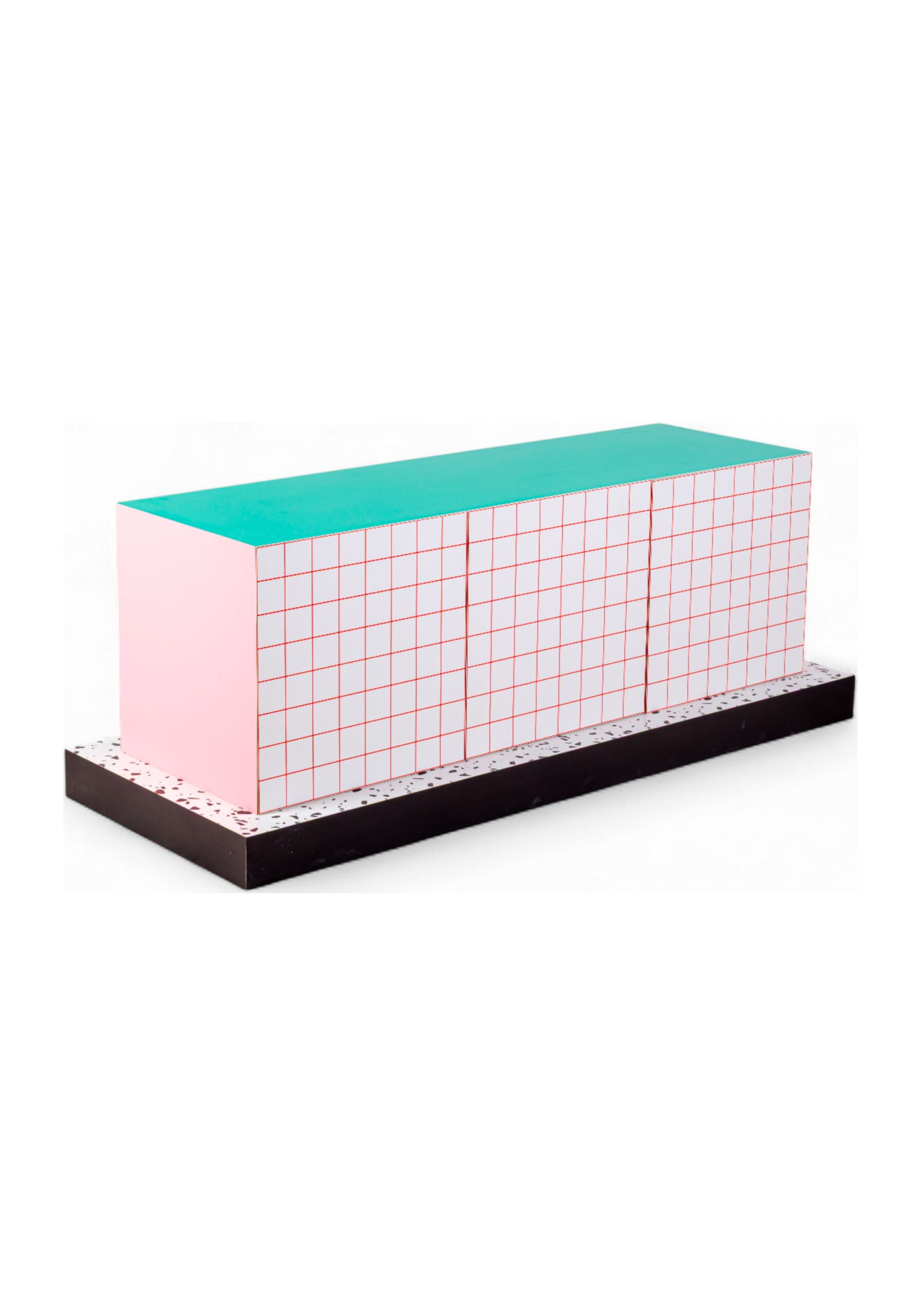buffet vintage Super Red Grid Seletti