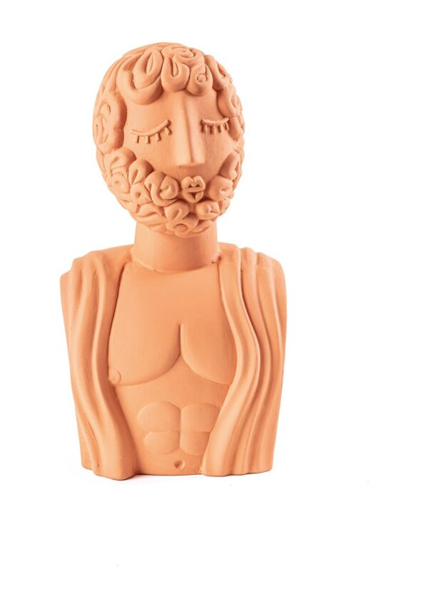 Buste Homme Magna Graecia en Terre Cuite par Seletti — 2 Coloris