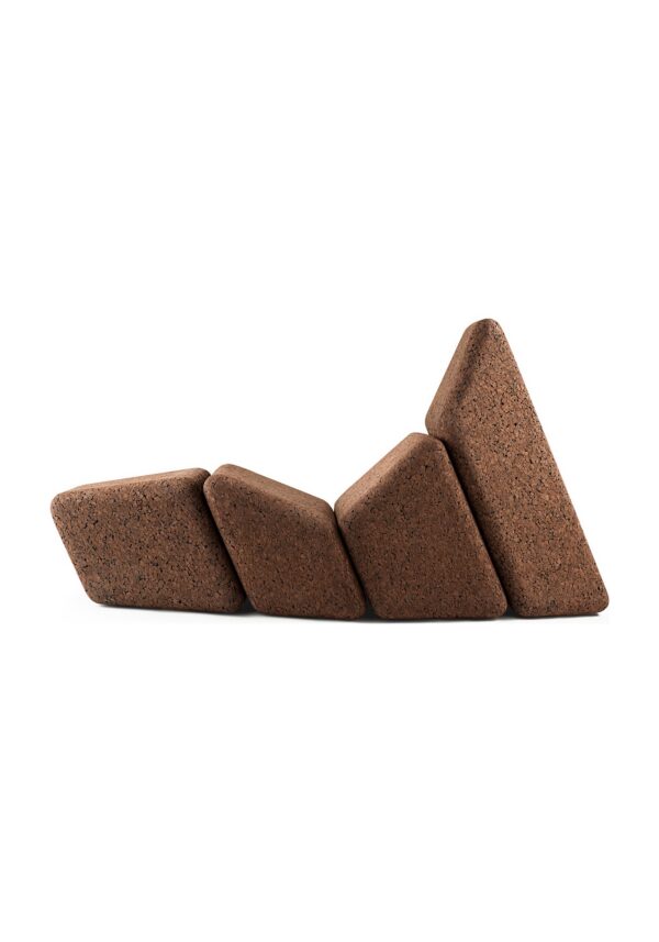 chaise longue cacao liège noir