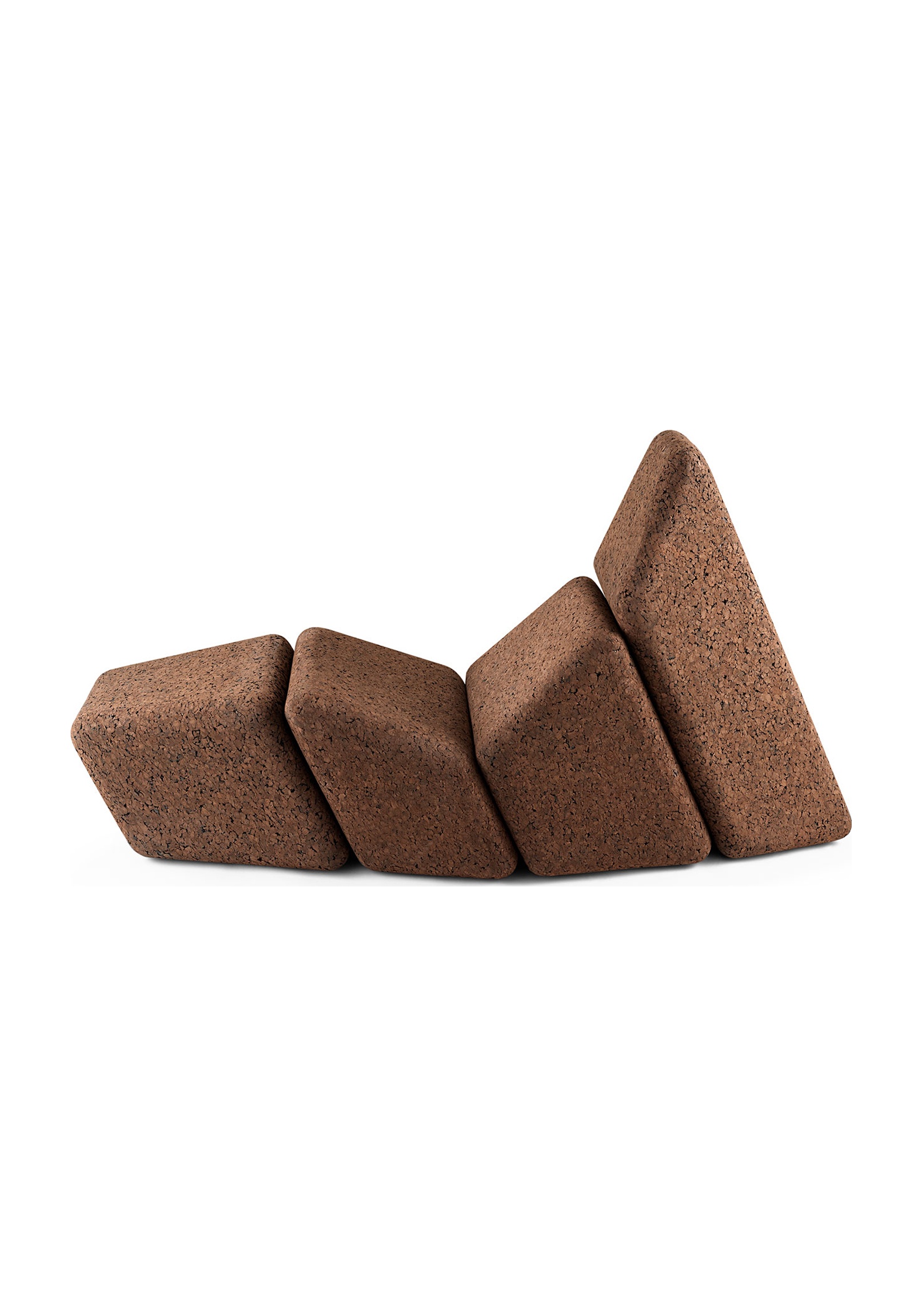 Chaise longue Cacao en liège noir par Toni Grilo x Blackcork chaise longue cacao liège noir