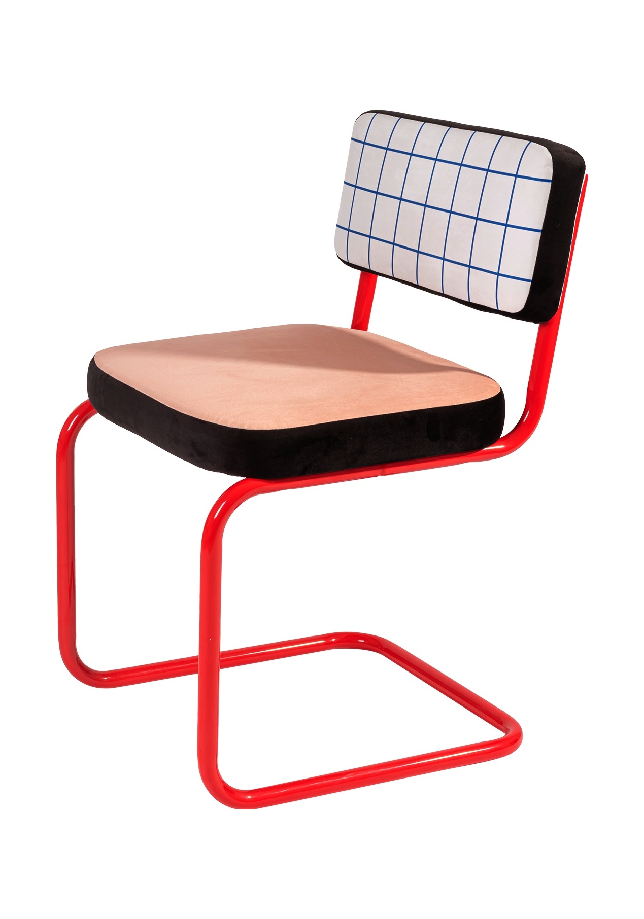 Chaise SuperChair Seletti x Hello Again — 4 Coloris chaise colorée design blue grid