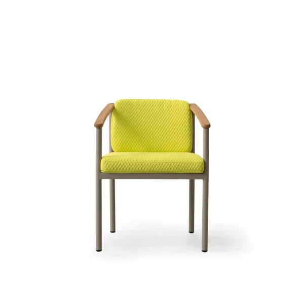 chaise terrasse aluminium laqué confort