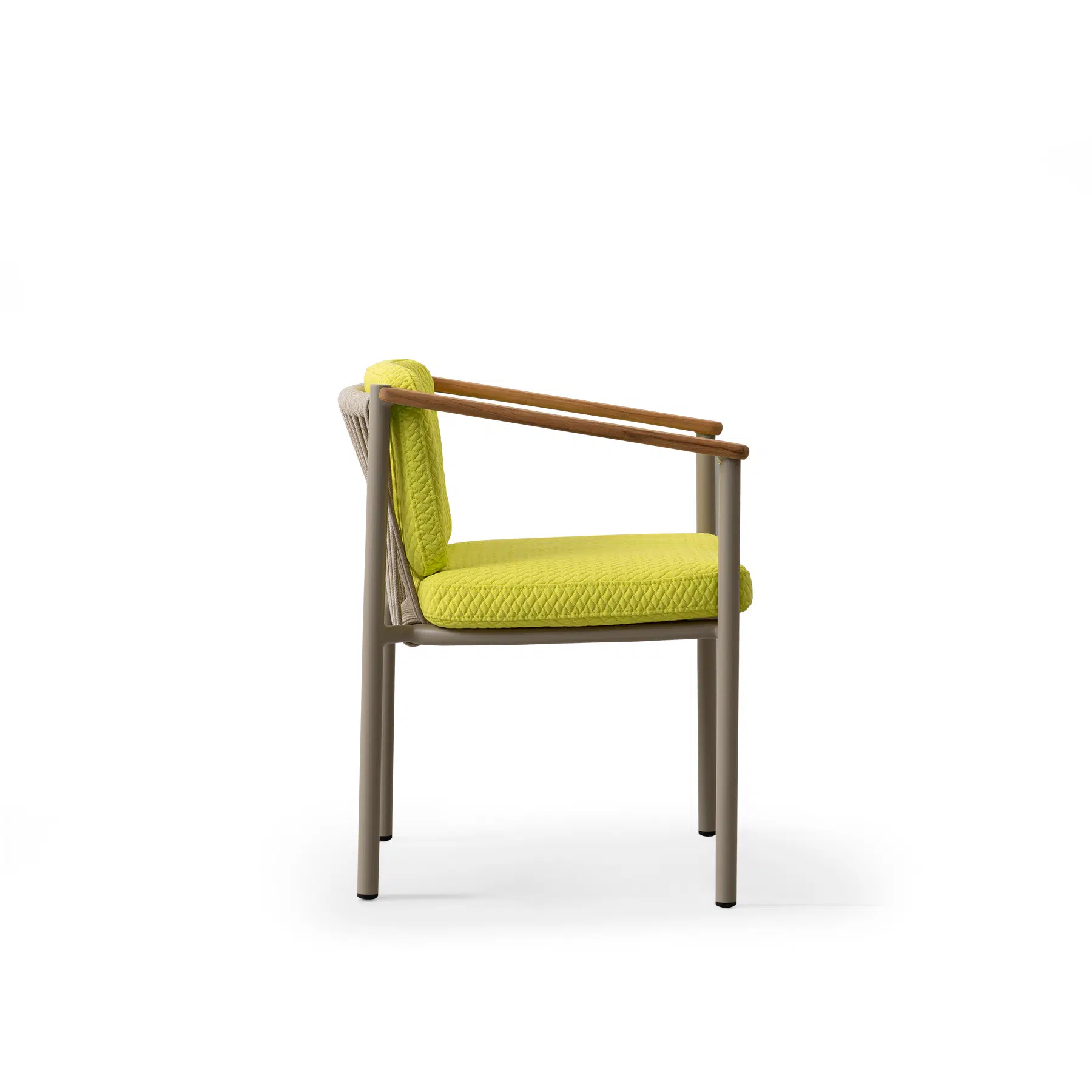 chaise terrasse aluminium laqué confort - vue 2