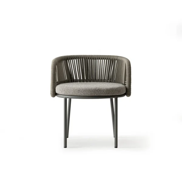 chaise terrasse corde tressée