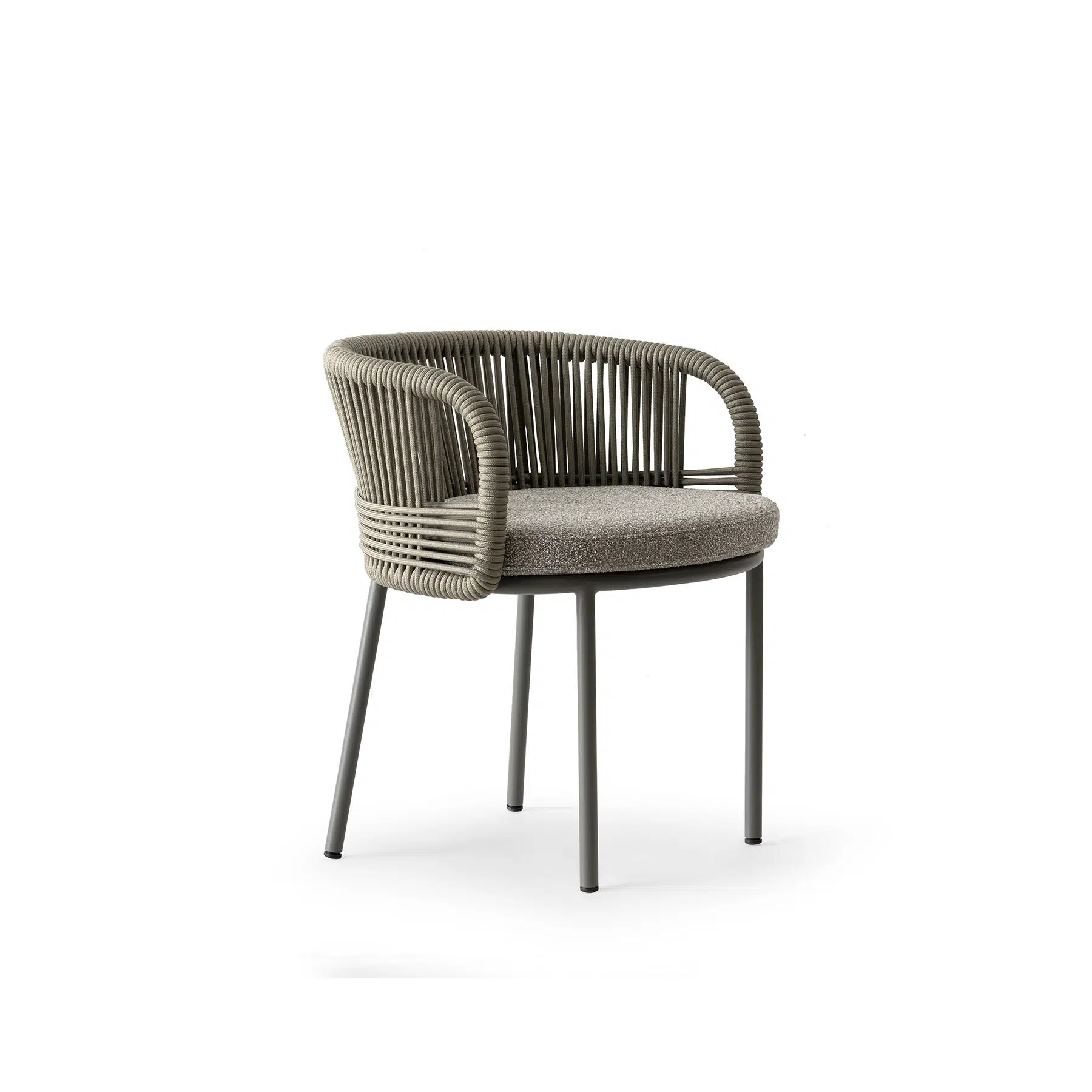 chaise terrasse corde tressée - vue 2