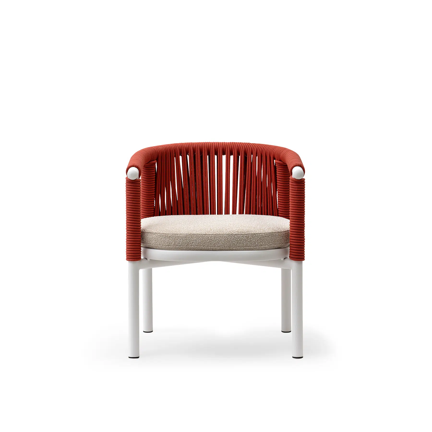 chaise terrasse corde tressée main