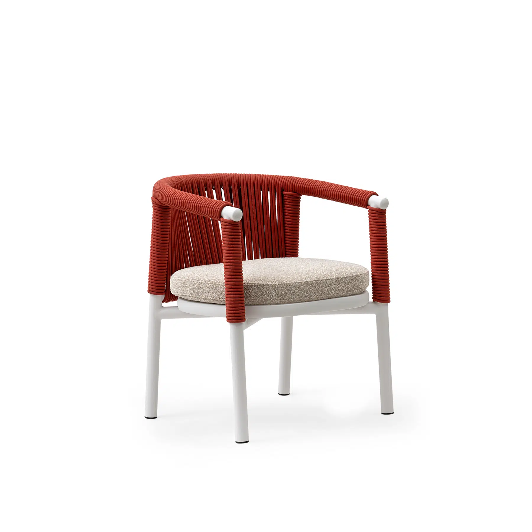 chaise terrasse corde tressée main - vue 2