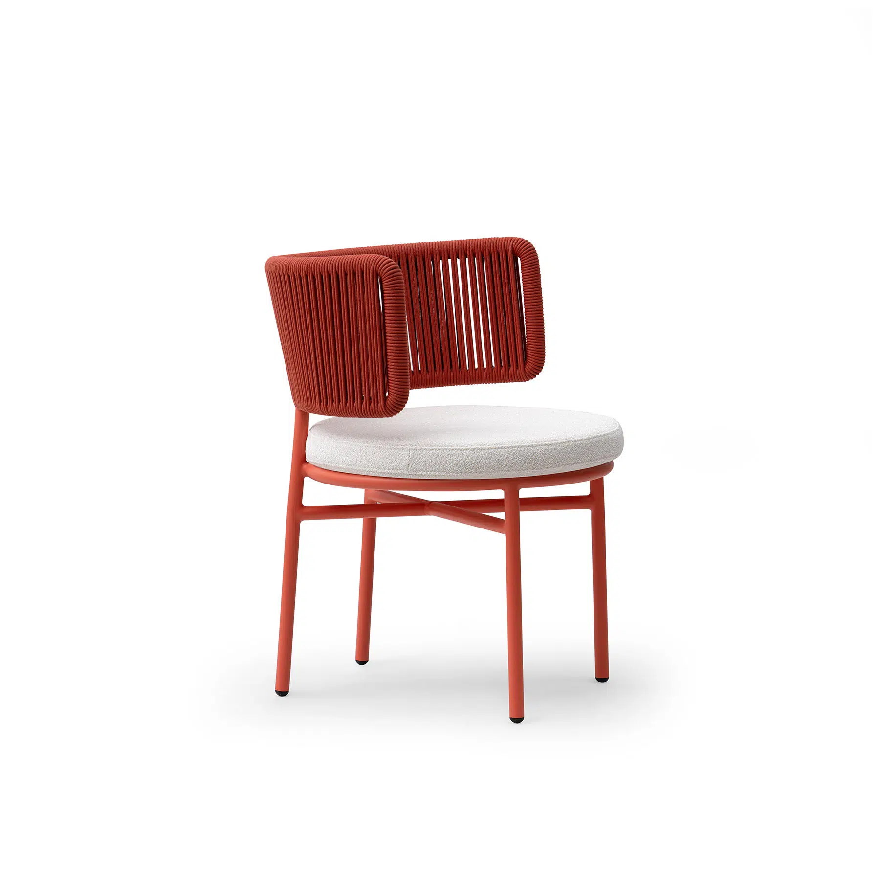 chaise terrasse dossier semi-circulaire - vue 2