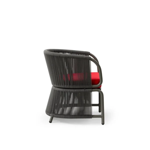 chaise terrasse enveloppée de corde - vue 2