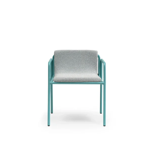 chaise terrasse tissu texturé minimaliste