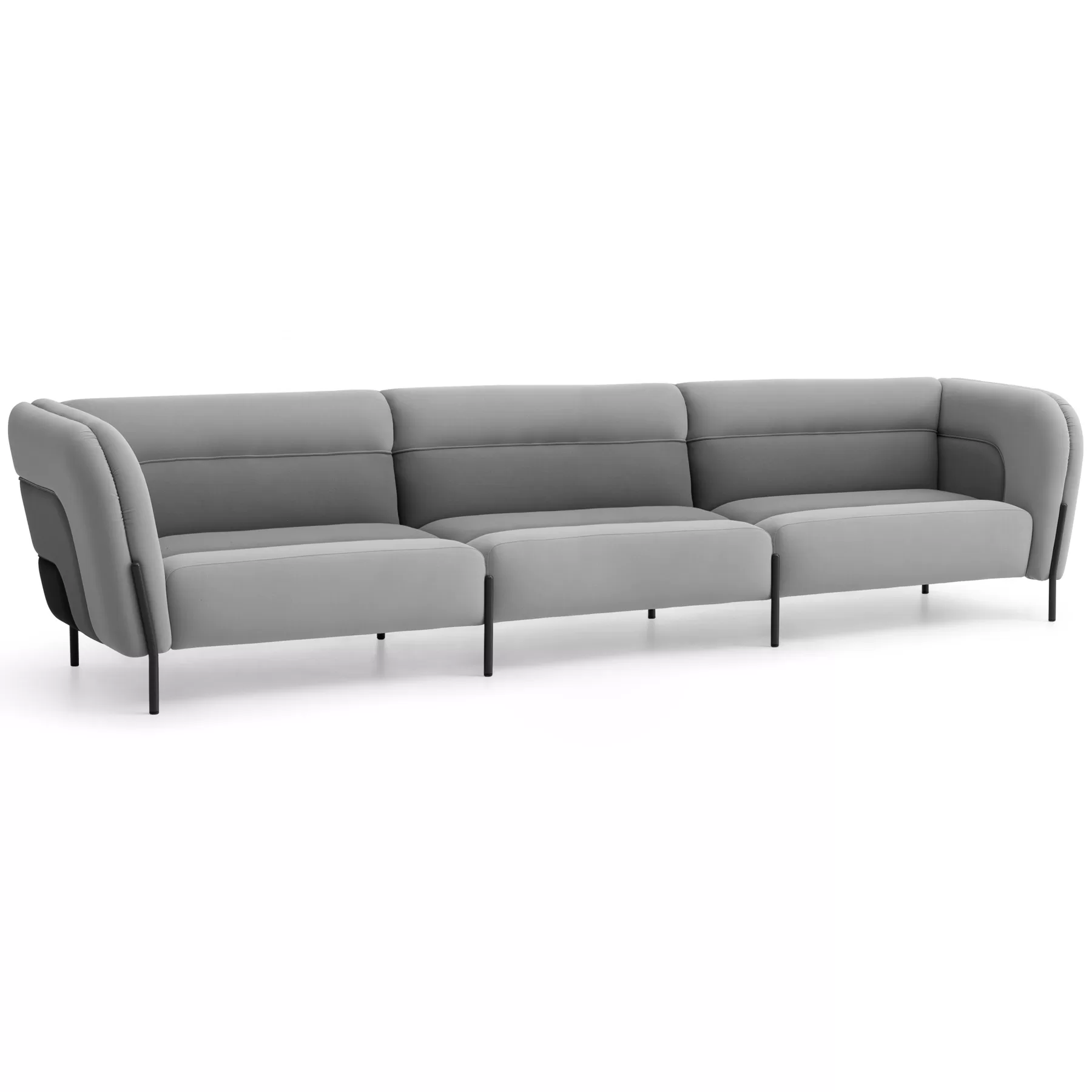 élément modulaire banquette sans accoudoir - vue 2