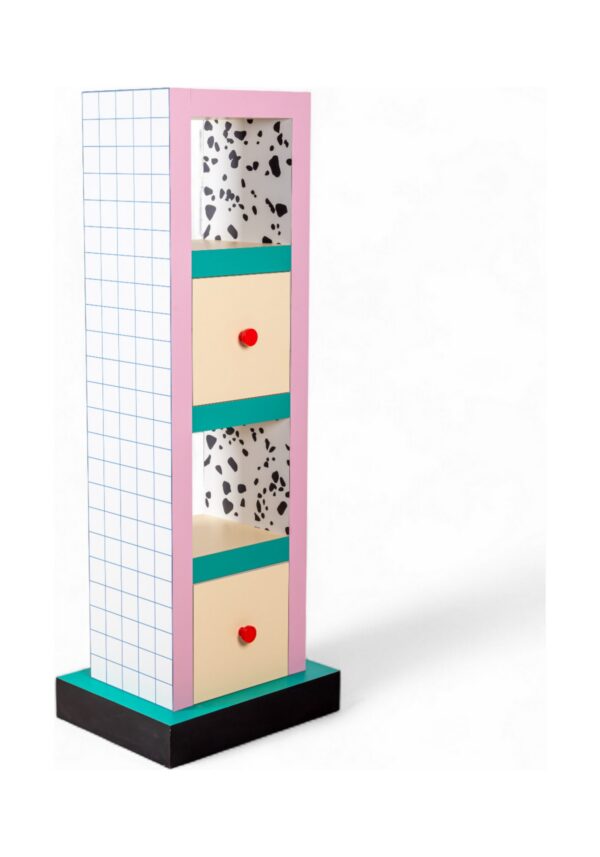 étagère salle de bain vintage Super Blue Grid Seletti