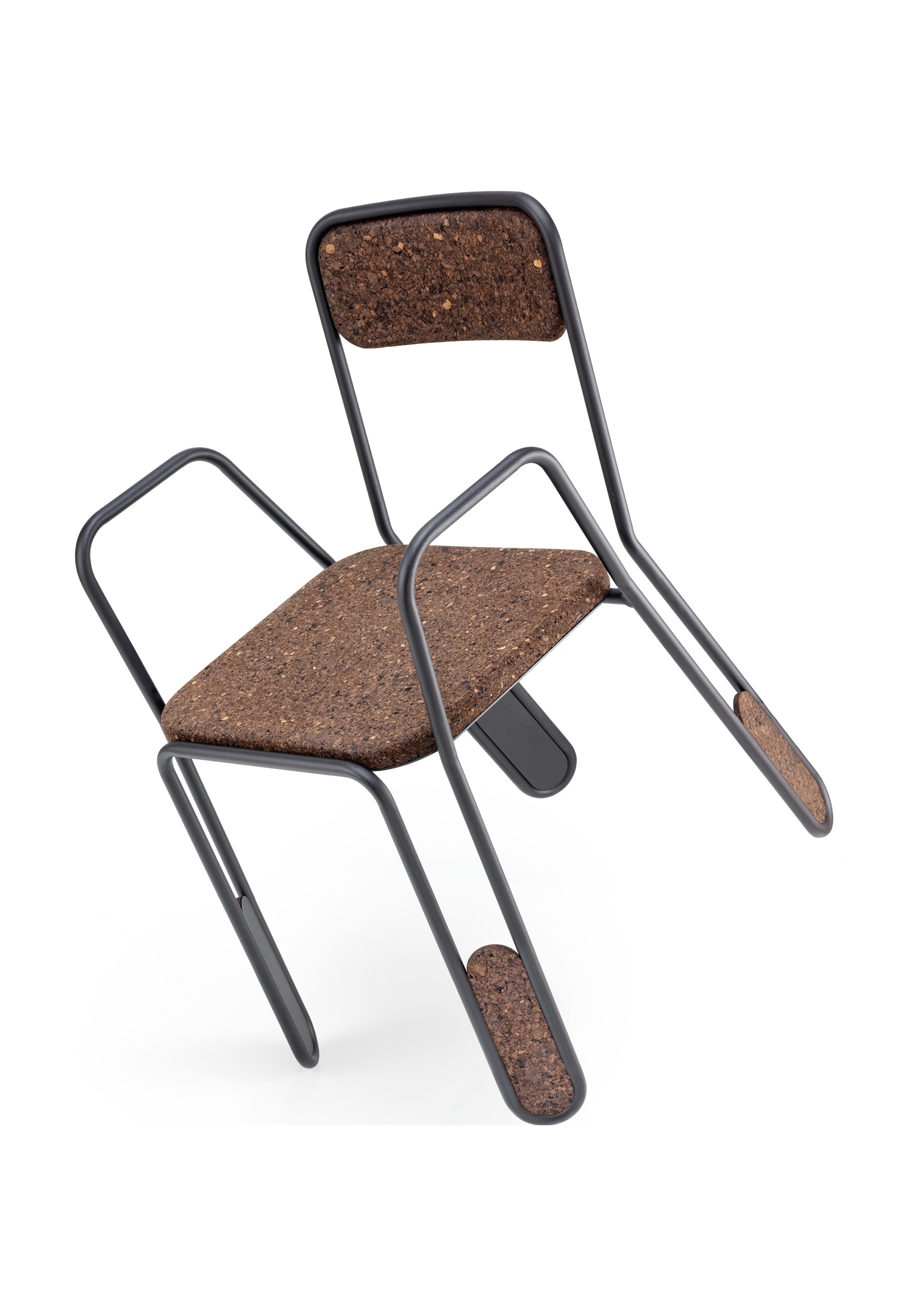 fauteuil falca liège noir