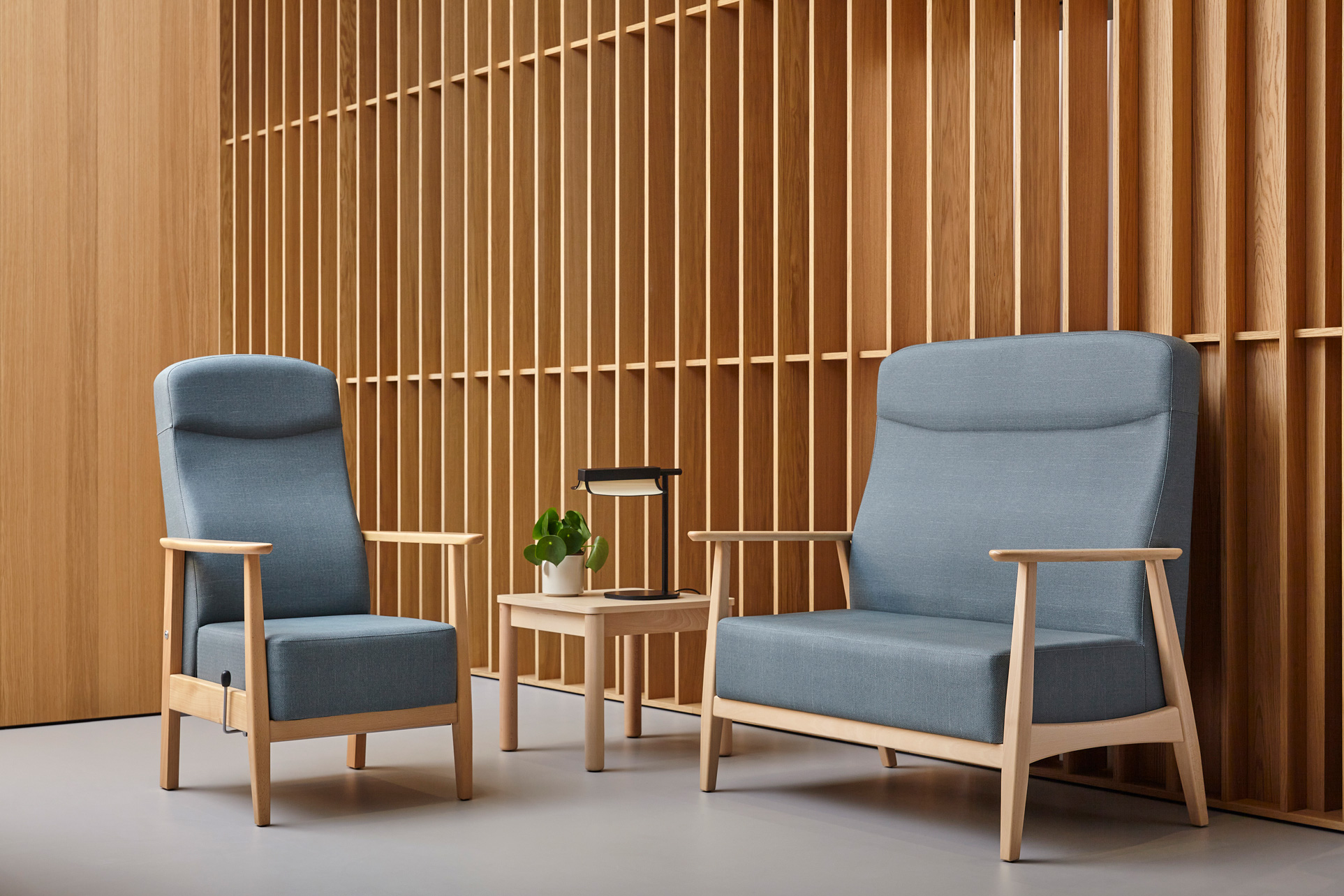 Fauteuil gériatrique inclinable