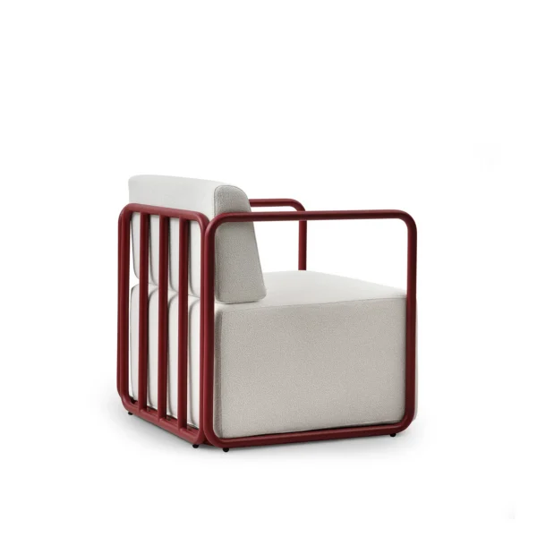 fauteuil lounge terrasse assise généreuse - vue 2